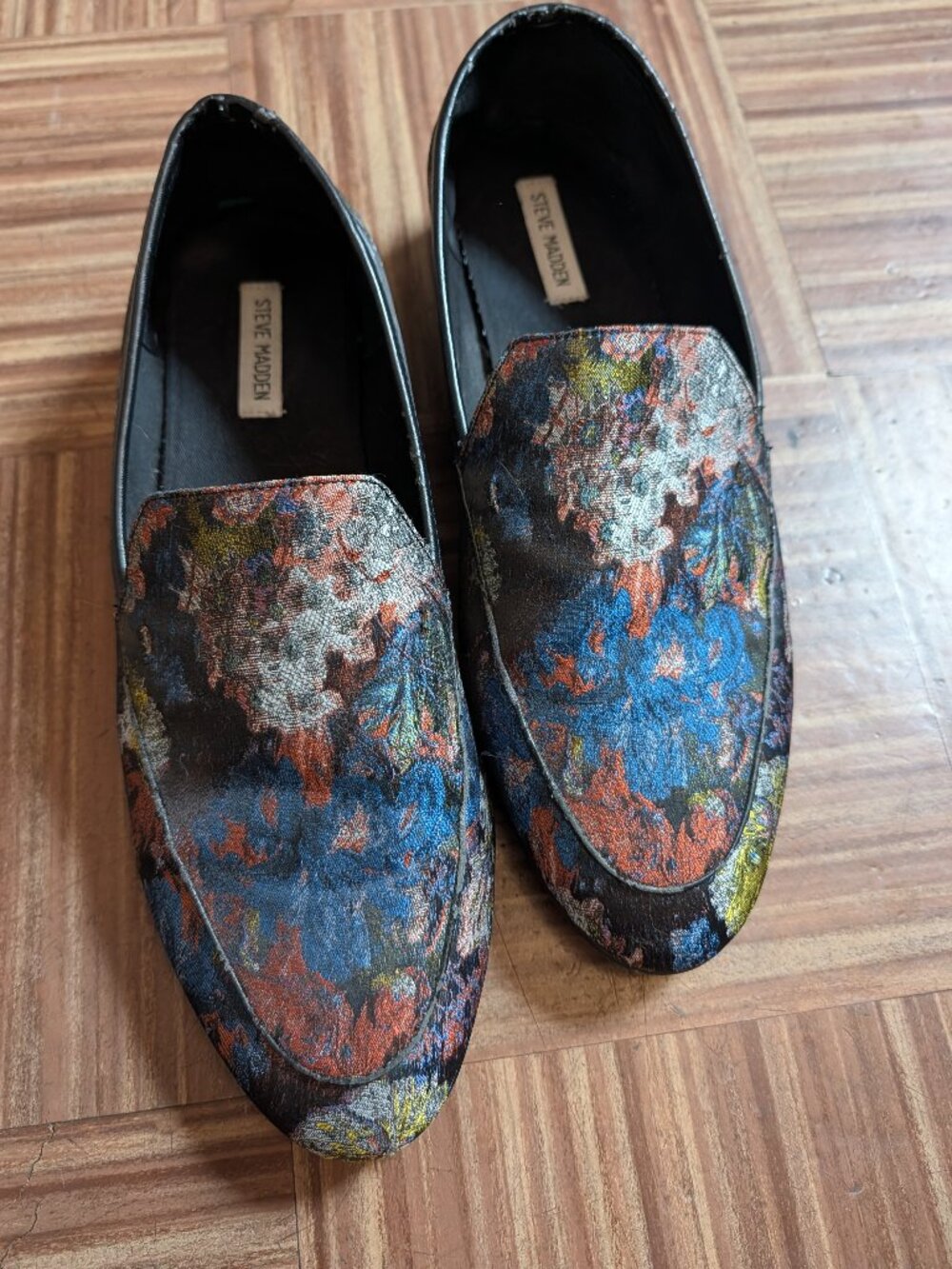 Steve Madden Floral loafers 13